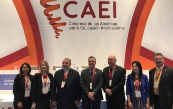 Unoesc participa do Congresso das Américas sobre Educação Internacional, em Bogotá