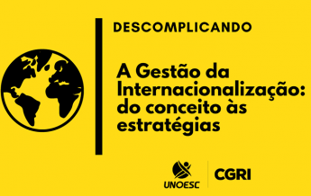 Coordenadoria Geral de Relações Internacionais promove capacitação de Gestão da Internacionalização